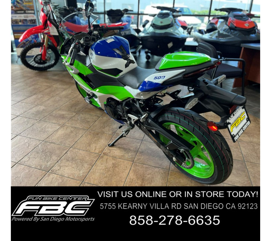 2024 Kawasaki Ninja® 500 SE 40th Anniversary Edition ABS