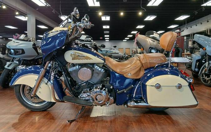 2015 Indian Motorcycle® Chieftain® Springfield Blue/Ivory Cream