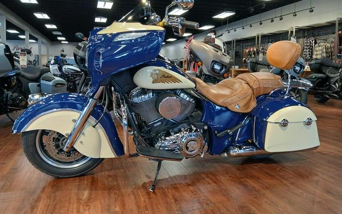 2015 Indian Motorcycle® Chieftain® Springfield Blue/Ivory Cream