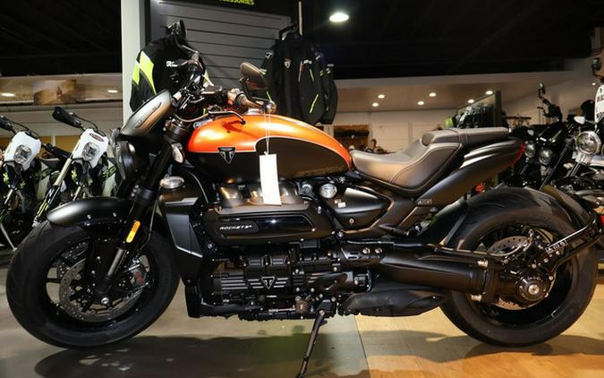 2026 Triumph Rocket 3 Storm R Satin Baja Orange/Matte Sapphire Storm R