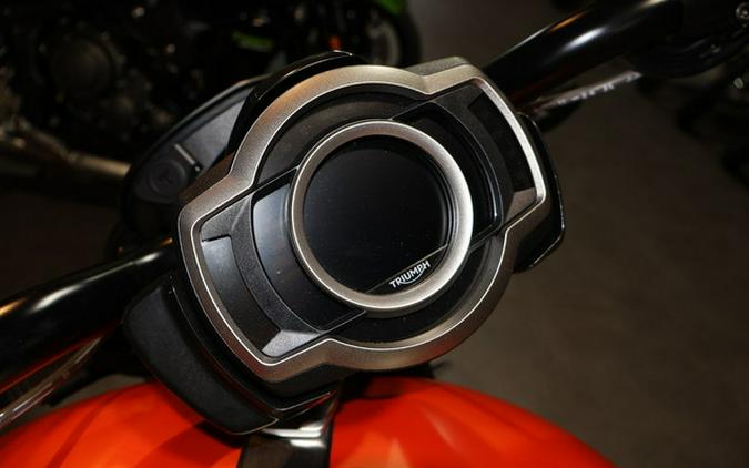 2026 Triumph Rocket 3 Storm R Satin Baja Orange/Matte Sapphire Storm R