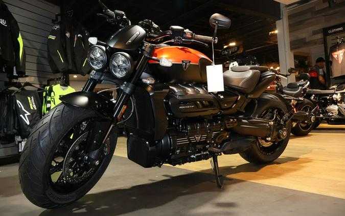 2026 Triumph Rocket 3 Storm R Satin Baja Orange/Matte Sapphire Storm R