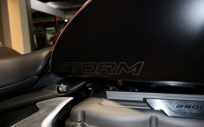 2026 Triumph Rocket 3 Storm R Satin Baja Orange/Matte Sapphire Storm R