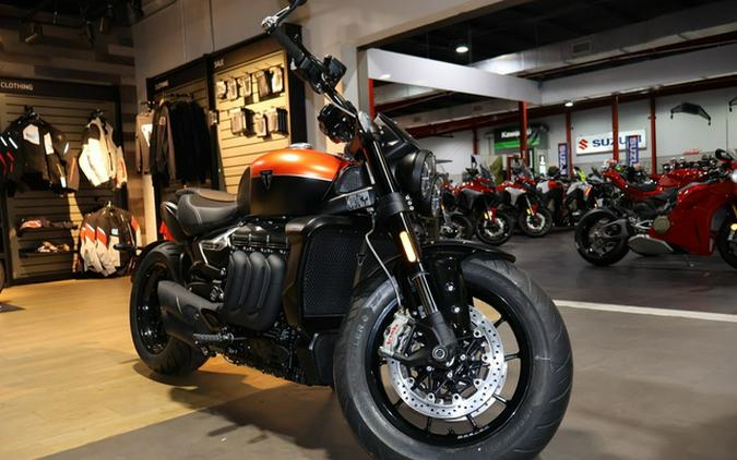 2026 Triumph Rocket 3 Storm R Satin Baja Orange/Matte Sapphire Storm R