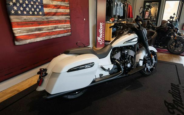 2026 Indian Springfield Dark Horse Ghost White Metallic Smoke