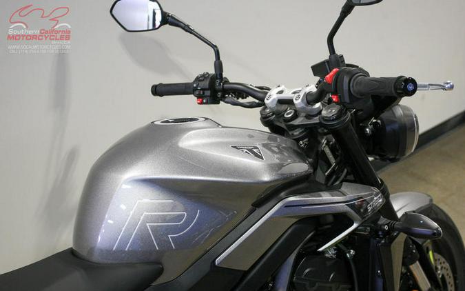 2024 Triumph Street Triple 765 R Silver Ice