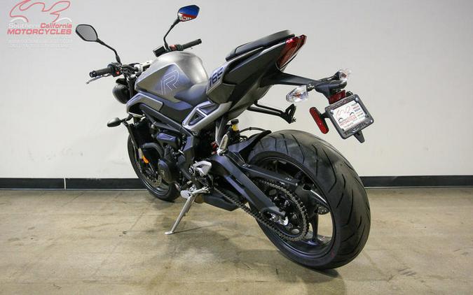 2024 Triumph Street Triple 765 R Silver Ice