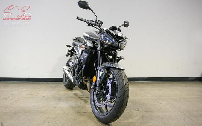 2024 Triumph Street Triple 765 R Silver Ice