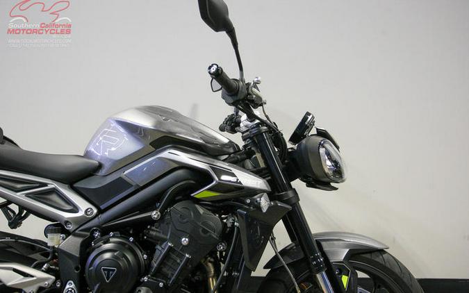 2024 Triumph Street Triple 765 R Silver Ice