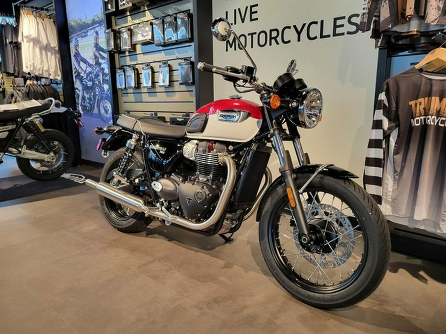 2024 Triumph Bonneville T100 Carnival Red/Fusion White