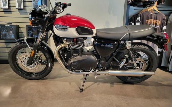 2024 Triumph Bonneville T100 Carnival Red/Fusion White