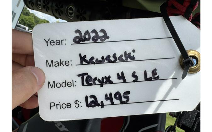 2022 TERYX 4 S LE EPS - Kawasaki