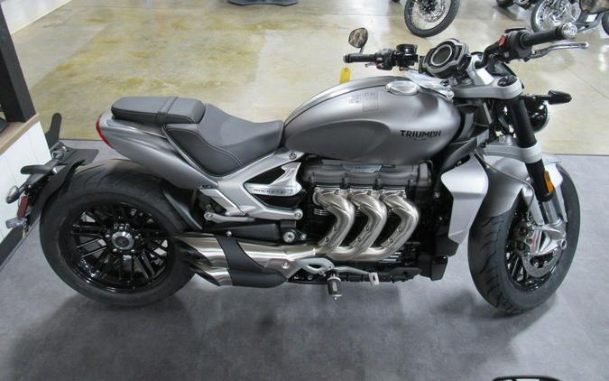 2023 Triumph Rocket 3 R Matte Silver Ice