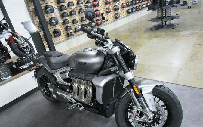 2023 Triumph Rocket 3 R Matte Silver Ice