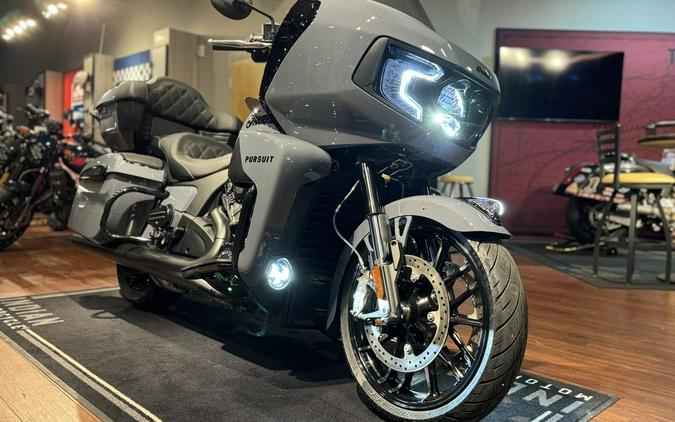 2024 Indian Motorcycle® Pursuit® Dark Horse® with PowerBand Audio Package Stealth Gray