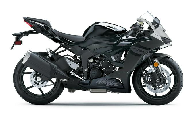 2026 Kawasaki Ninja ZX-6R Metallic Matte Graphenesteel Gray/Metallic Spark Black/Pearl Storm Gray - KA014994
