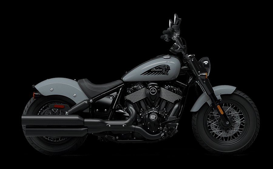 New 2024 INDIAN MOTORCYCLE CHIEF BOBBER DARK HORSE STORM GRAY