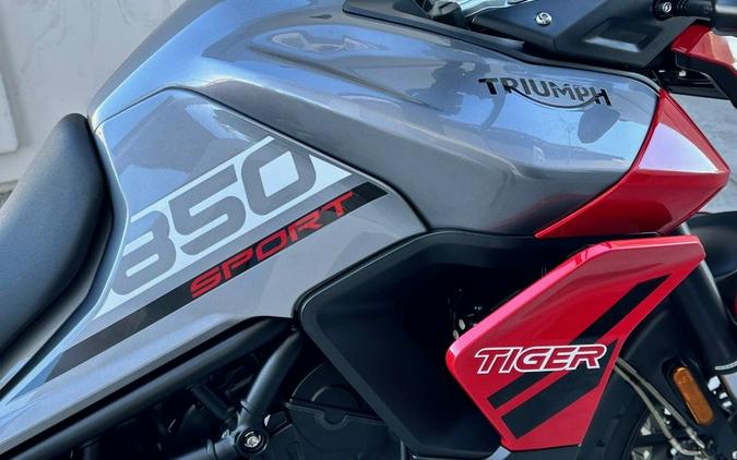 2021 Triumph Tiger 850 Sport Graphite Diablo Red