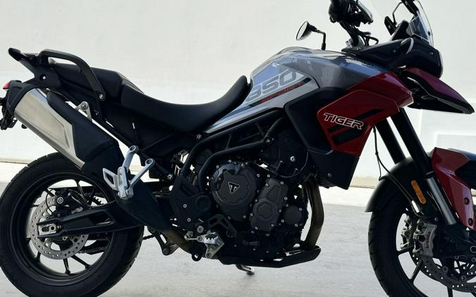 2021 Triumph Tiger 850 Sport Graphite Diablo Red