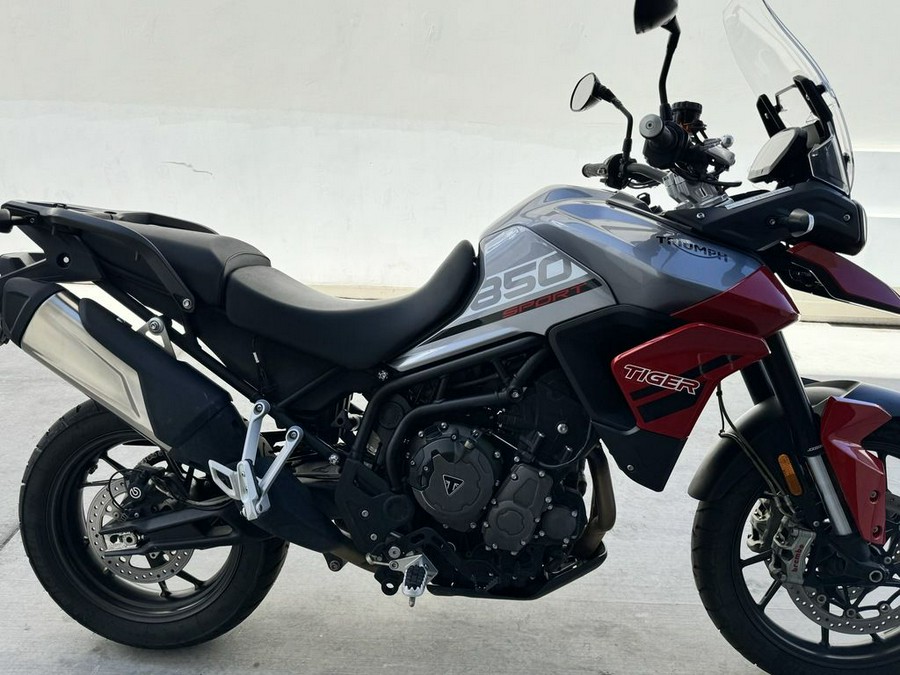 2021 Triumph Tiger 850 Sport Graphite Diablo Red