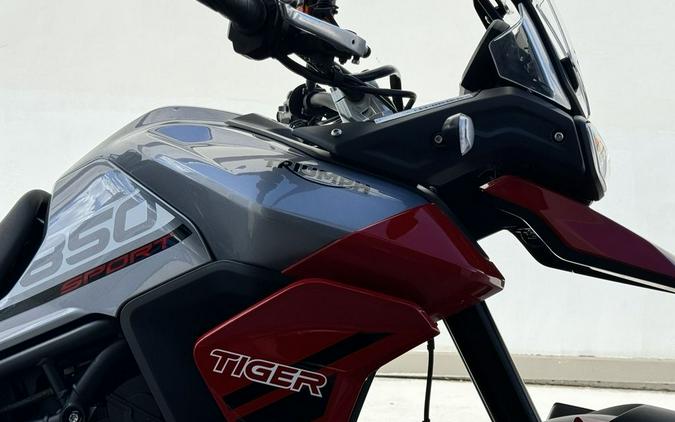 2021 Triumph Tiger 850 Sport Graphite Diablo Red