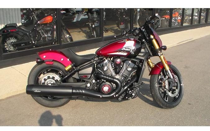 2025 Indian Motorcycle 101 SCOUT, MRN MTLC W/GRFX, TEC, 49ST Base