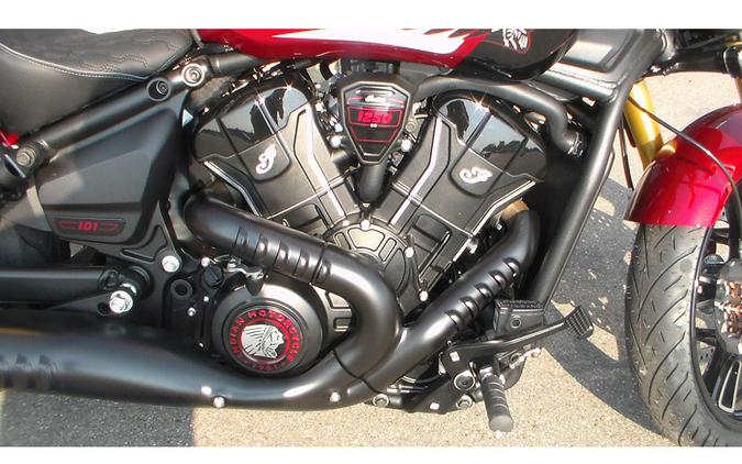 2025 Indian Motorcycle 101 SCOUT, MRN MTLC W/GRFX, TEC, 49ST Base