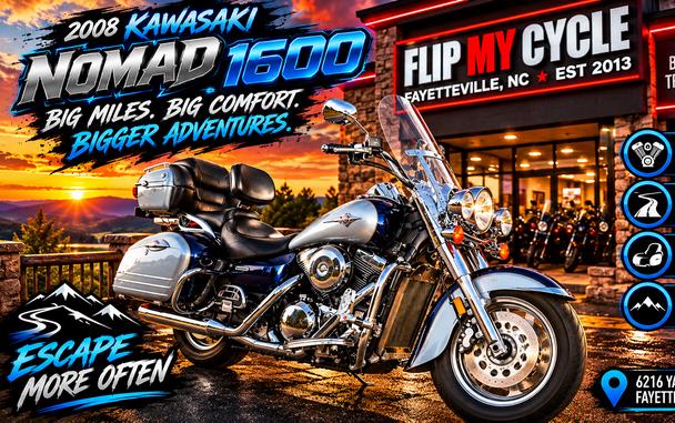 2008 KAWASAKI VULCAN 1600 NOMAD - F020207