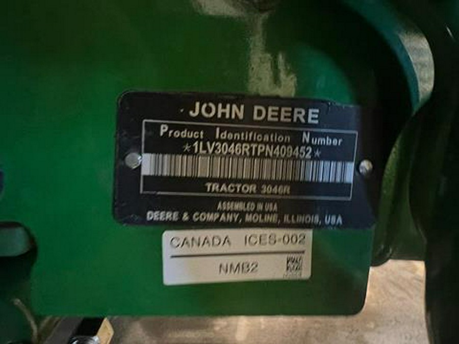 2023 John Deere 3046R Cab