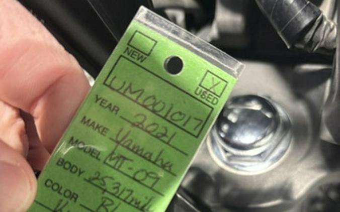 2021 Yamaha MT 09