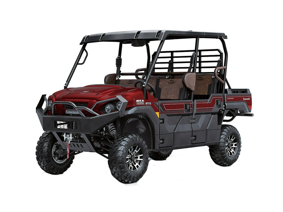 2026 Kawasaki Mule Pro-FXT 1000 Platinum Ranch Edition Metallic Deep Red - KA507465