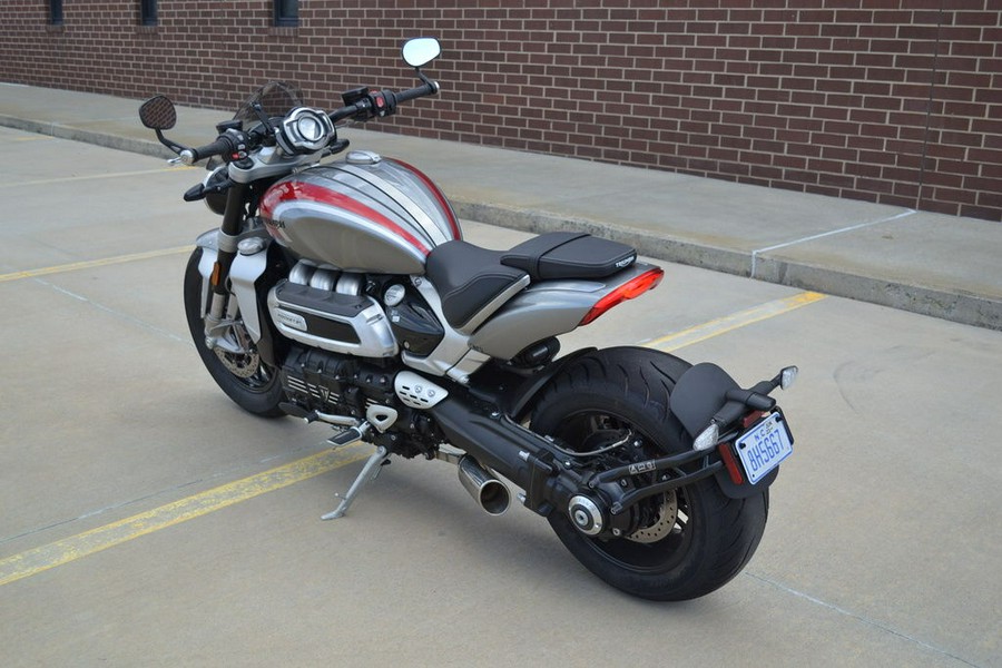 2022 Triumph Rocket 3 R Silver Ice Cranberry Red