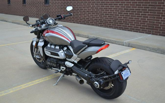 2022 Triumph Rocket 3 R Silver Ice Cranberry Red