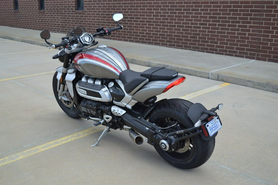 2022 Triumph Rocket 3 R Silver Ice Cranberry Red
