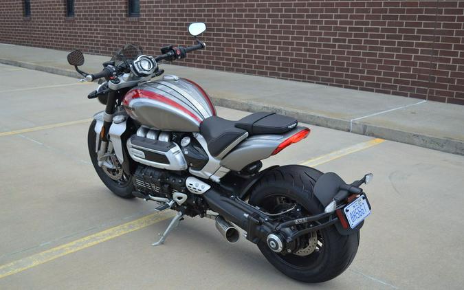 2022 Triumph Rocket 3 R Silver Ice Cranberry Red