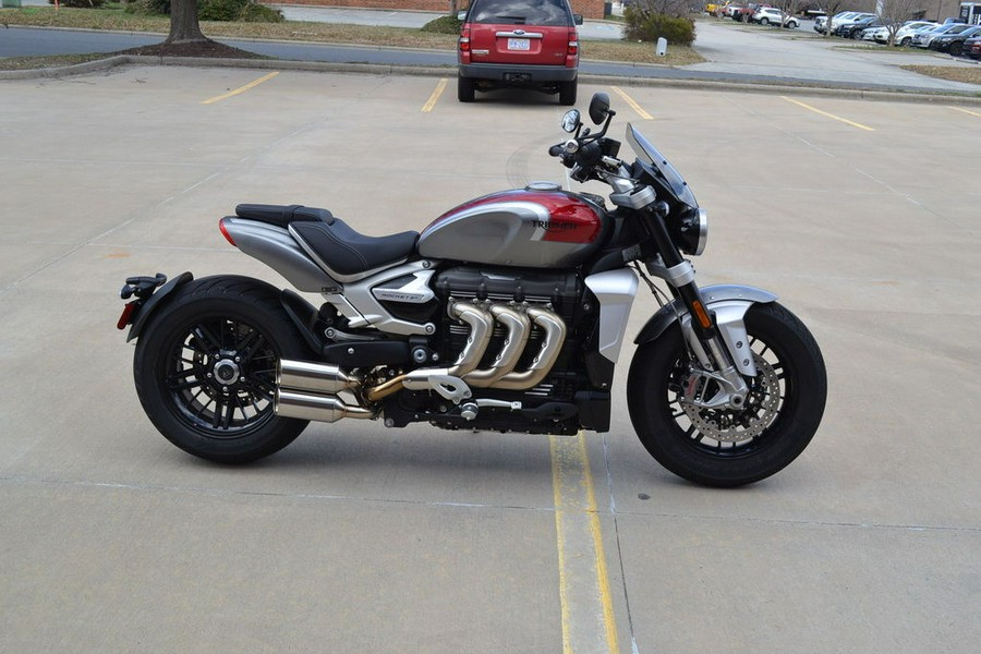 2022 Triumph Rocket 3 R Silver Ice Cranberry Red