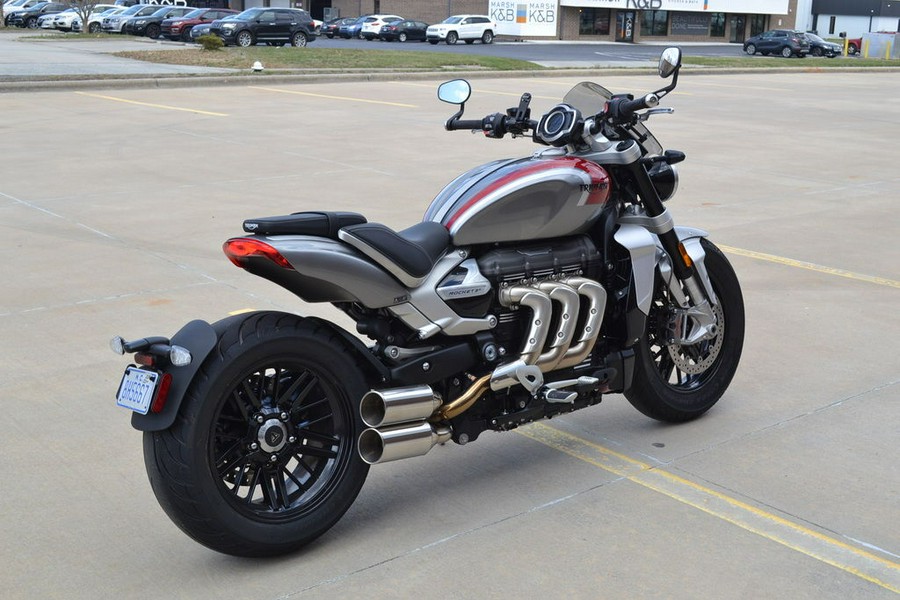 2022 Triumph Rocket 3 R Silver Ice Cranberry Red