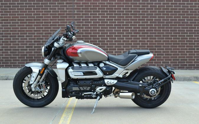 2022 Triumph Rocket 3 R Silver Ice Cranberry Red