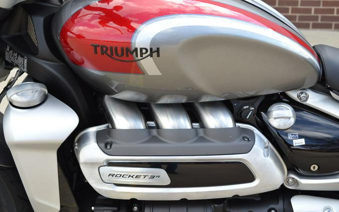 2022 Triumph Rocket 3 R Silver Ice Cranberry Red