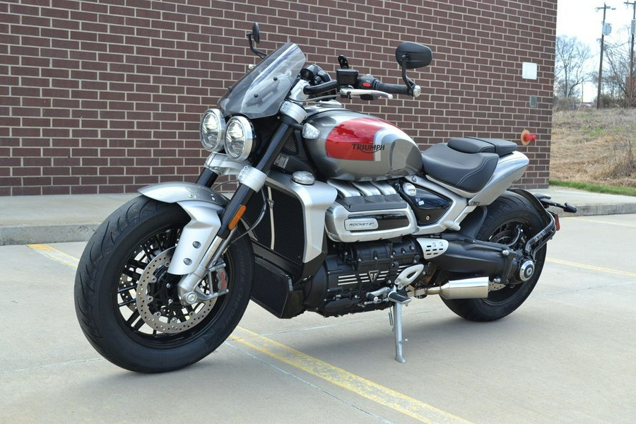 2022 Triumph Rocket 3 R Silver Ice Cranberry Red