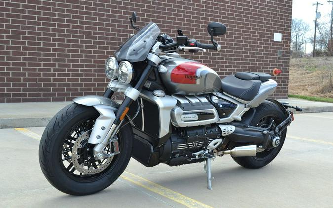 2022 Triumph Rocket 3 R Silver Ice Cranberry Red