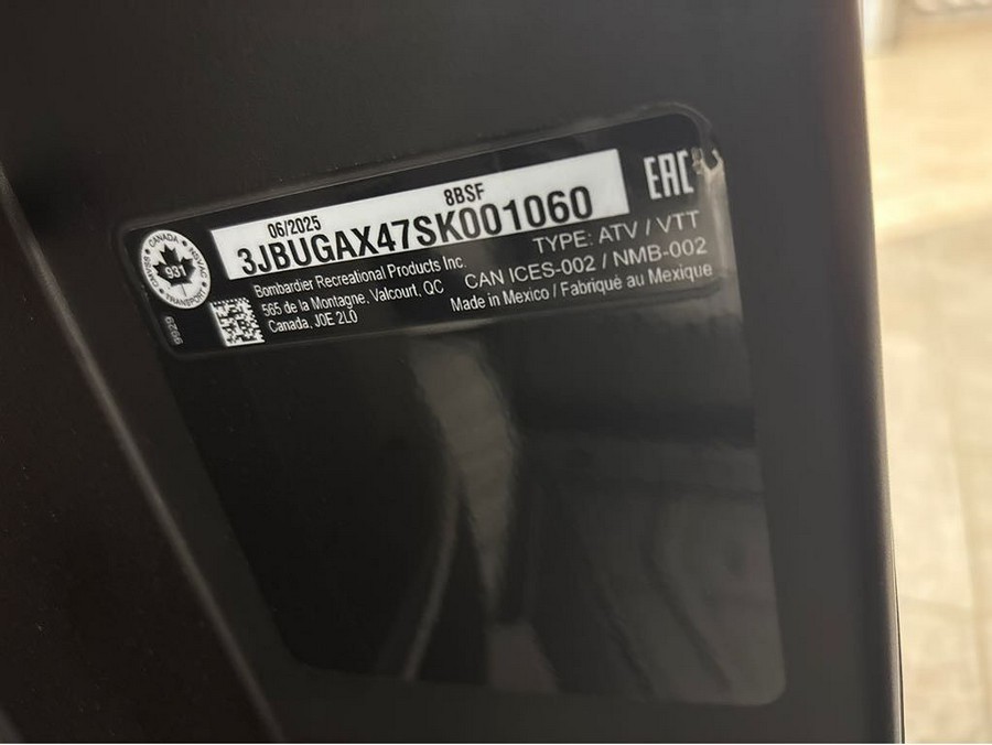 2025 Can-Am DEFENDER DPS HD10 STEALTH BLACK