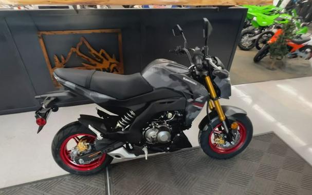 2024 Kawasaki Z125 PRO Cypher Camo Gray Matte/Metallic Matte Carbon Gray