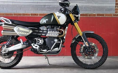 2026 Triumph Scrambler 1200 XE Matte Khaki Green