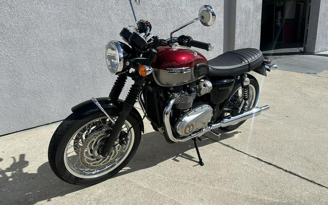 2022 Triumph Bonneville T120 Cordovan Red/Silver Ice