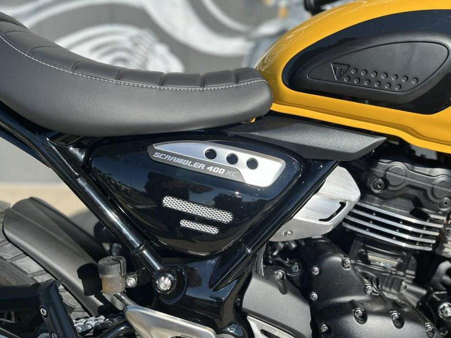 2026 Triumph Scrambler 400 XC Racing Yellow