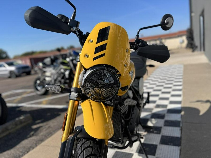 2026 Triumph Scrambler 400 XC Racing Yellow