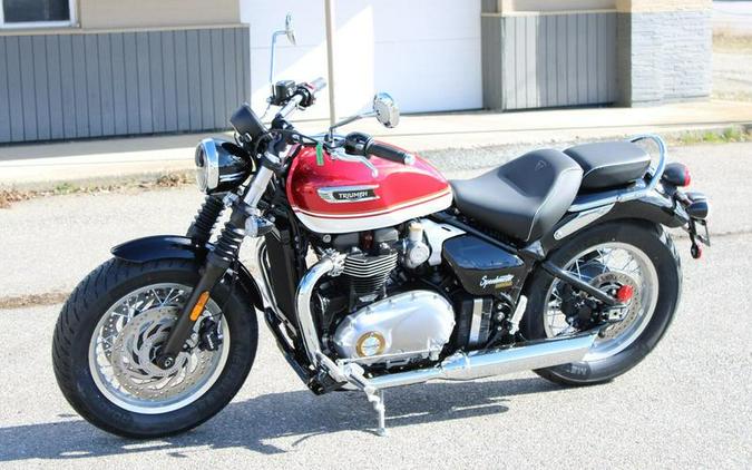 2026 Triumph Bonneville Speedmaster Carnival red