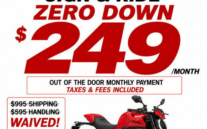 2026 Ducati Monster Plus Ducati Red