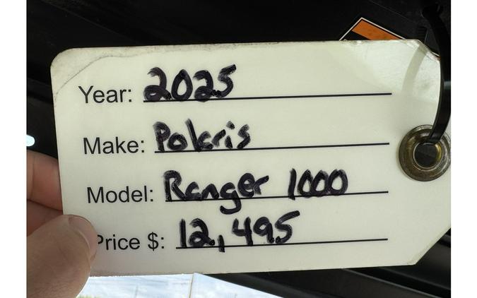 2025 RANGER 1000 SOHC 4X4 - Polaris